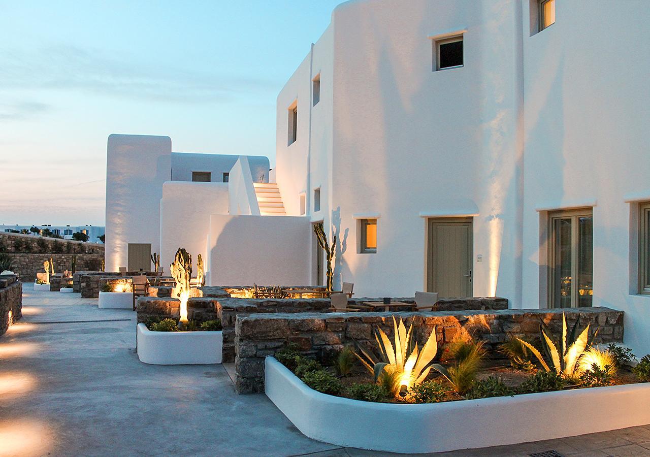 Mykonos Cactus Hotell Ornos  Exteriör bild