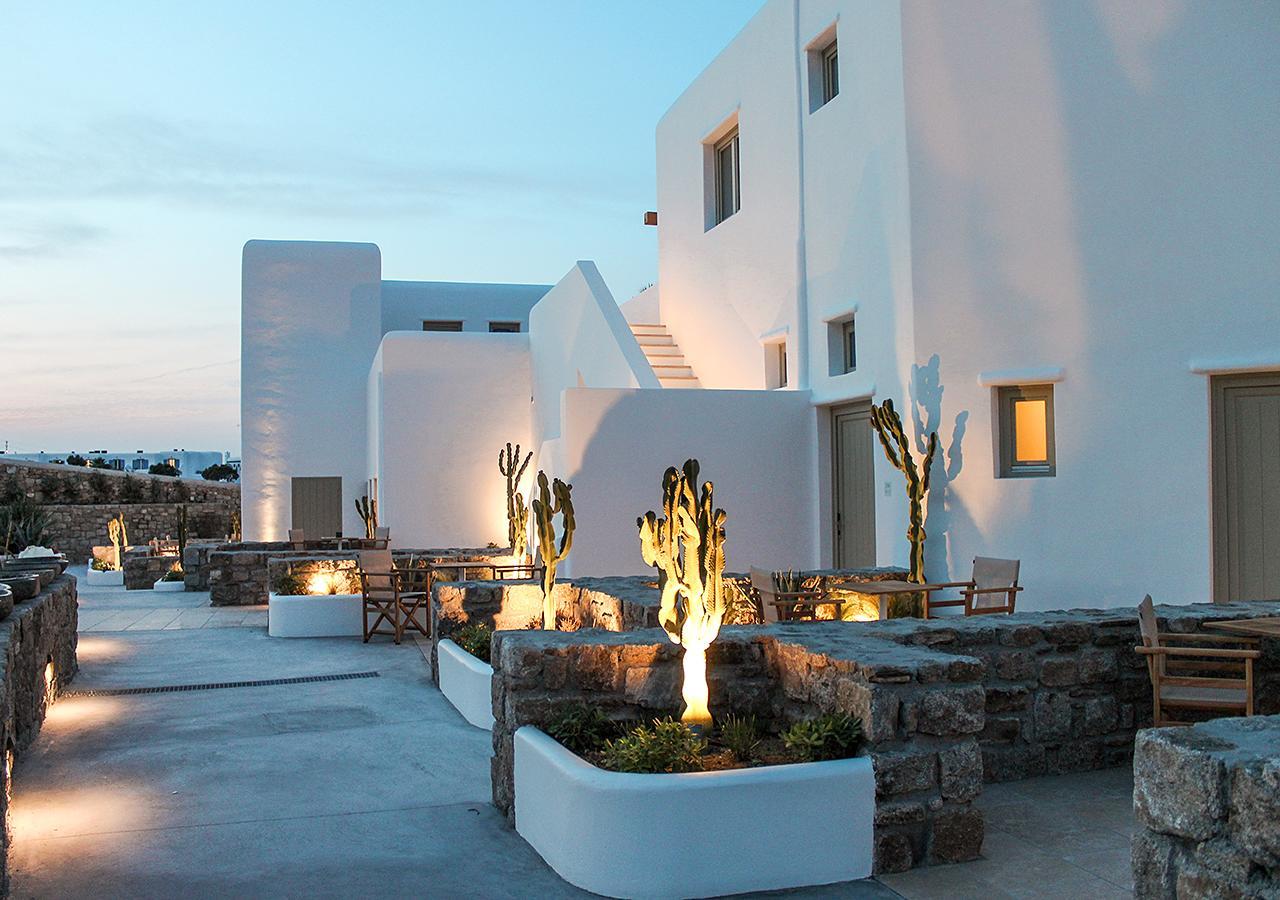 Mykonos Cactus Hotell Ornos  Exteriör bild