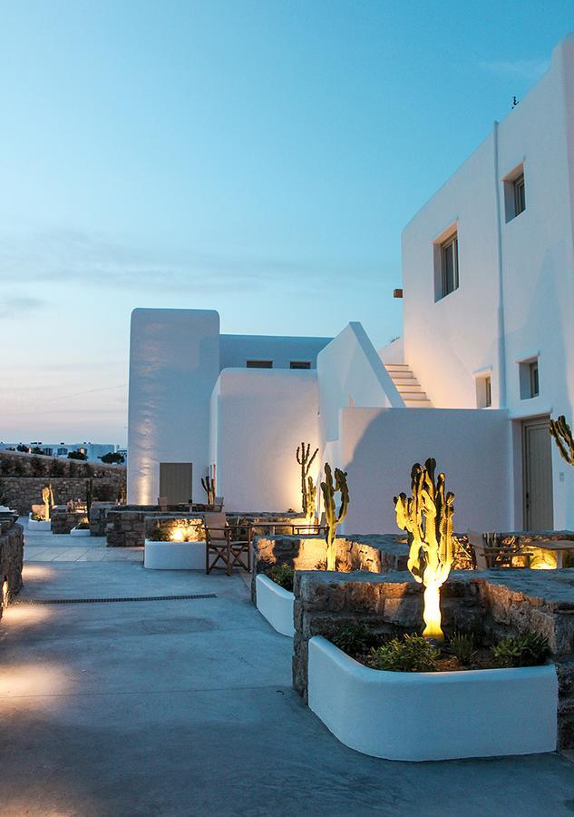 Mykonos Cactus Hotell Ornos  Exteriör bild