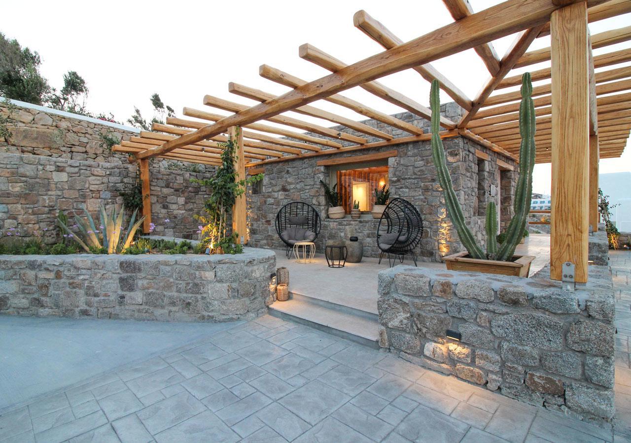 Mykonos Cactus Hotell Ornos  Exteriör bild