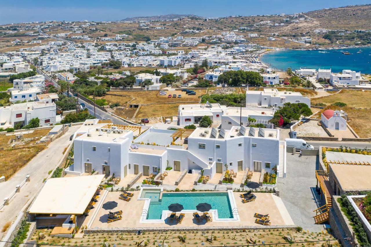 Mykonos Cactus Hotell Ornos  Exteriör bild