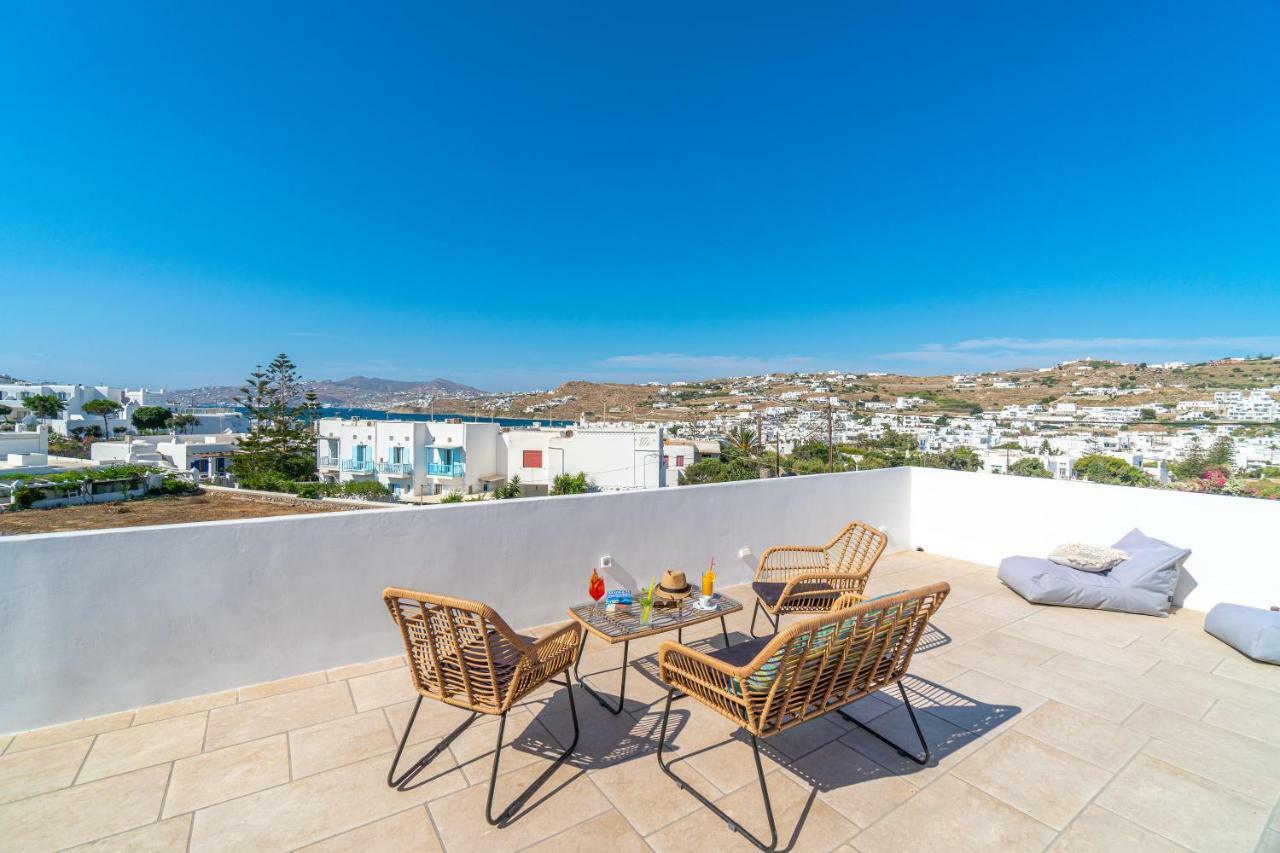 Mykonos Cactus Hotell Ornos  Exteriör bild
