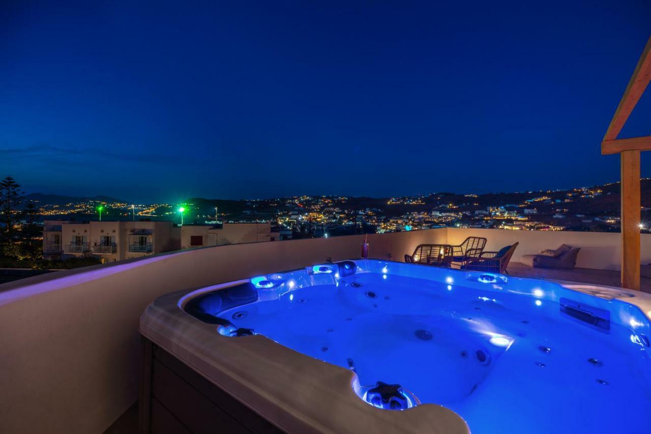 Mykonos Cactus Hotell Ornos  Exteriör bild
