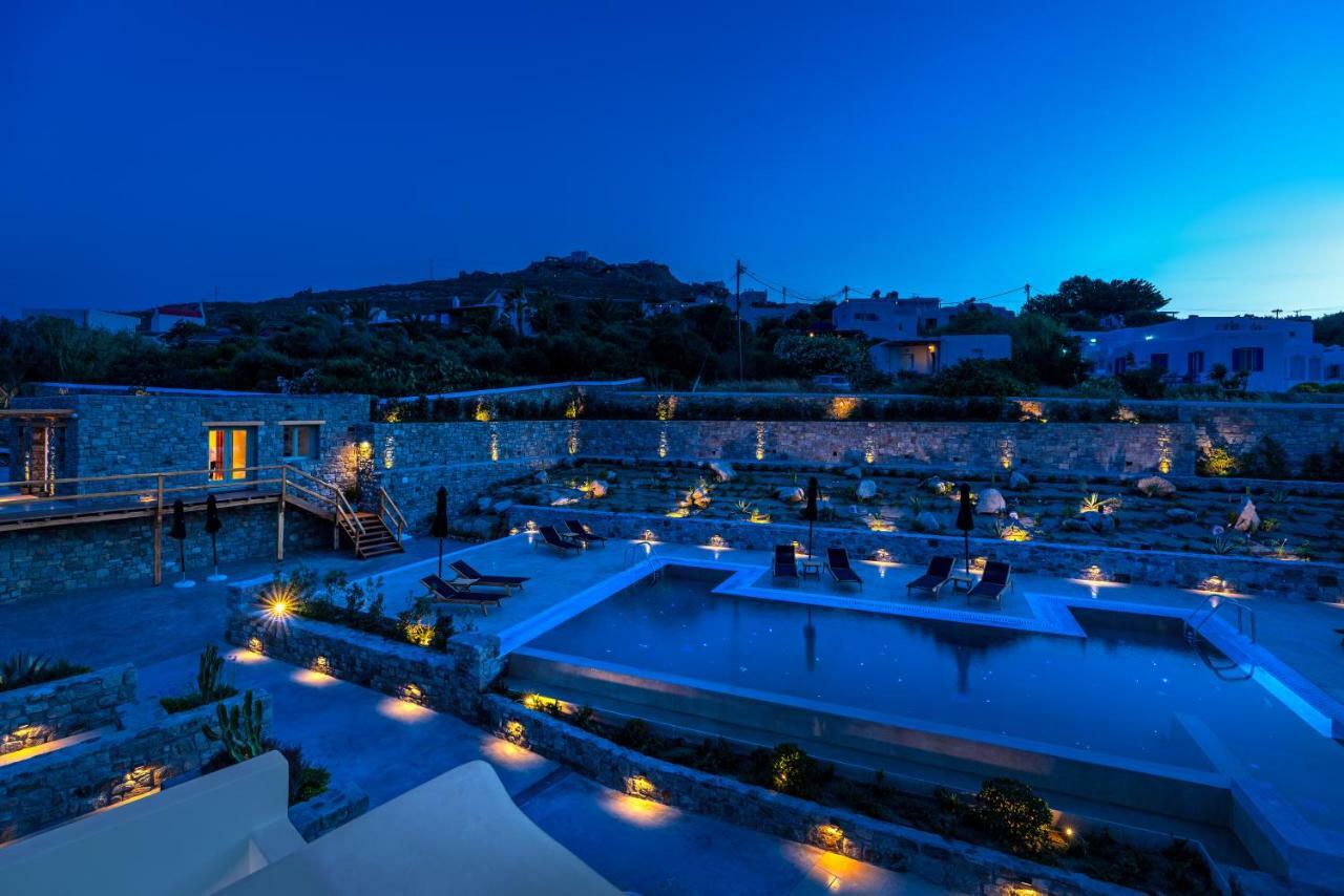 Mykonos Cactus Hotell Ornos  Exteriör bild