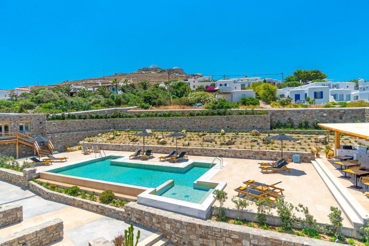 Mykonos Cactus Hotell Ornos  Exteriör bild