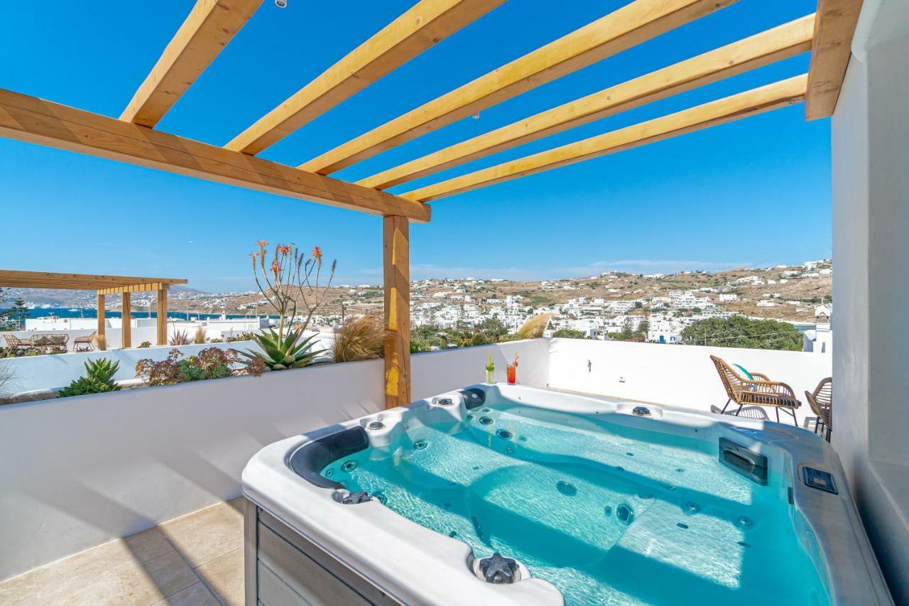 Mykonos Cactus Hotell Ornos  Exteriör bild