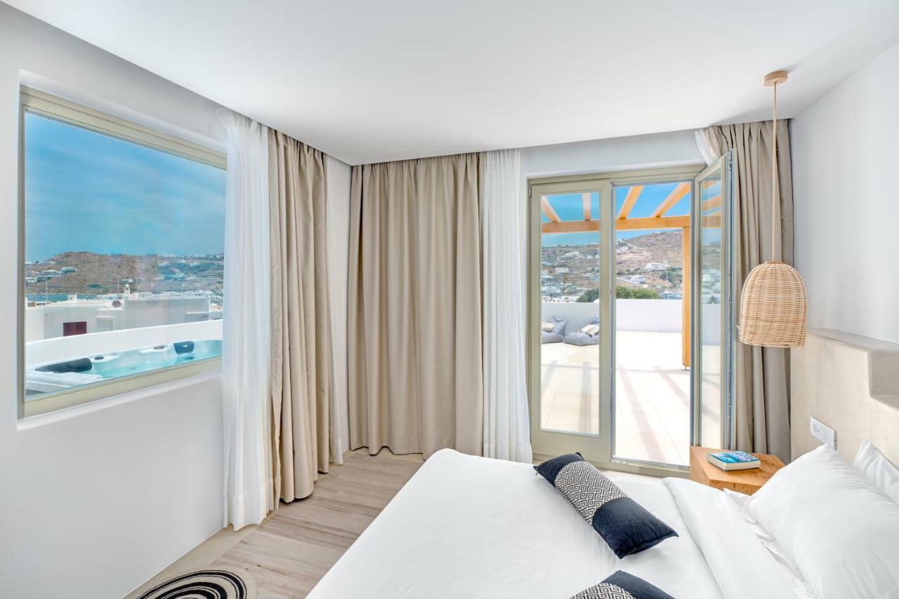 Mykonos Cactus Hotell Ornos  Exteriör bild