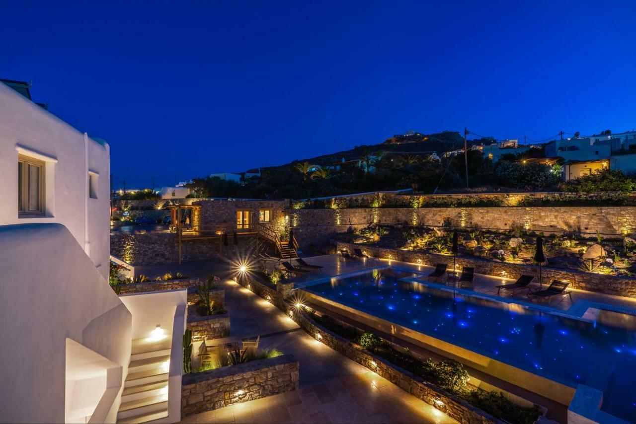 Mykonos Cactus Hotell Ornos  Exteriör bild